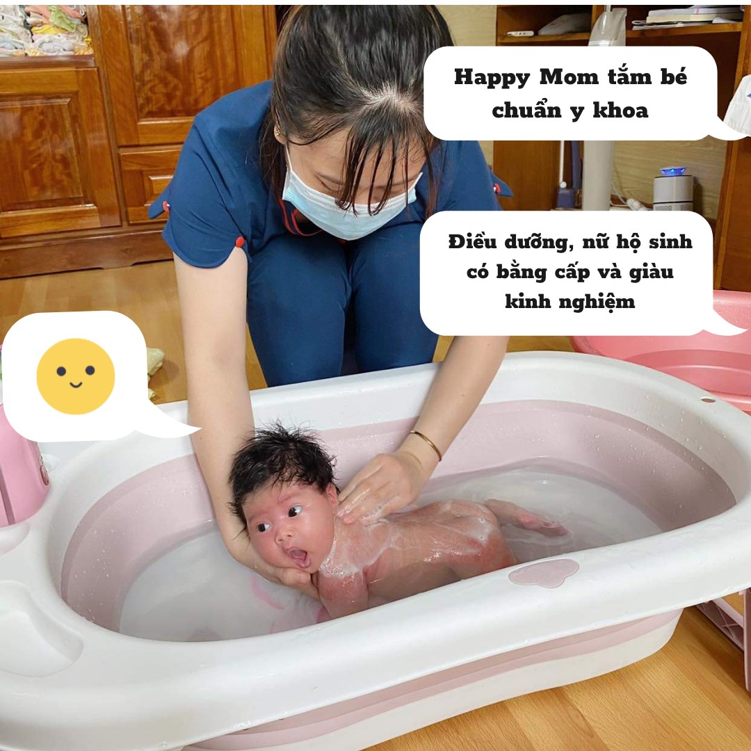 dịch vụ tắm cho bé sơ sinh tại nhà